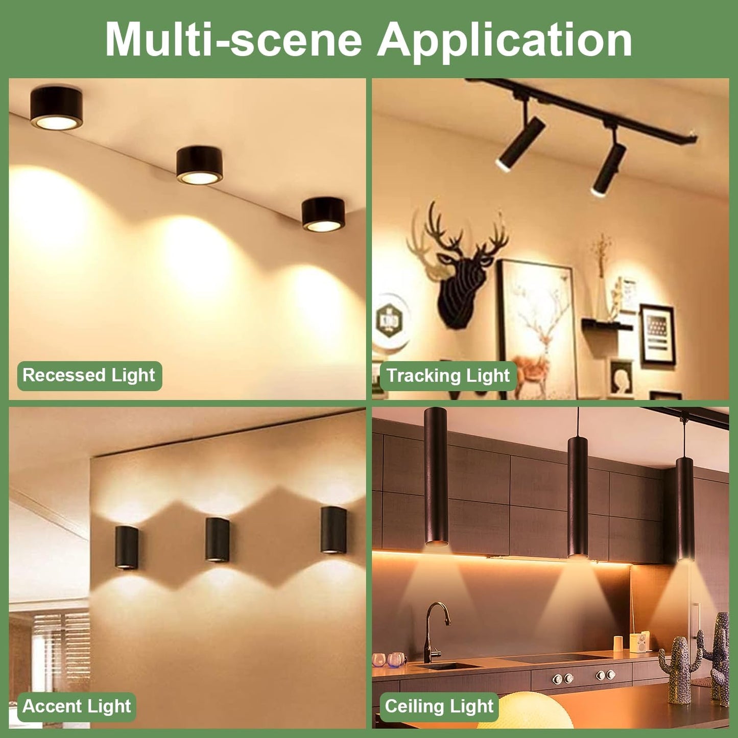 GU10 Halogen Light Bulbs, MR16 120V 50W with GU10 Base for Track Light Bulbs and Range Hood Light Bulbs, GU10+C Candle Warmer Lamp with Dimmable, 2700K Warm White, 6000+Hours Long-Lastin Pack of 6