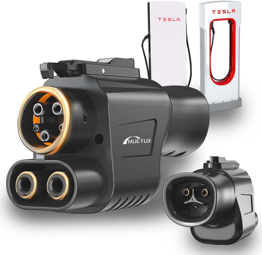 Nacs Supercharger to CCS1 Charging Adapter, [Max 500A, 1000V] Fit for Rivian,Ford,Mustang,Gm Evs,Volvo,Polestar, NACS to CCS Adapter, Tesla Supercharger Adapter,Fit for Tesla V1/V2/V3/V4 DC