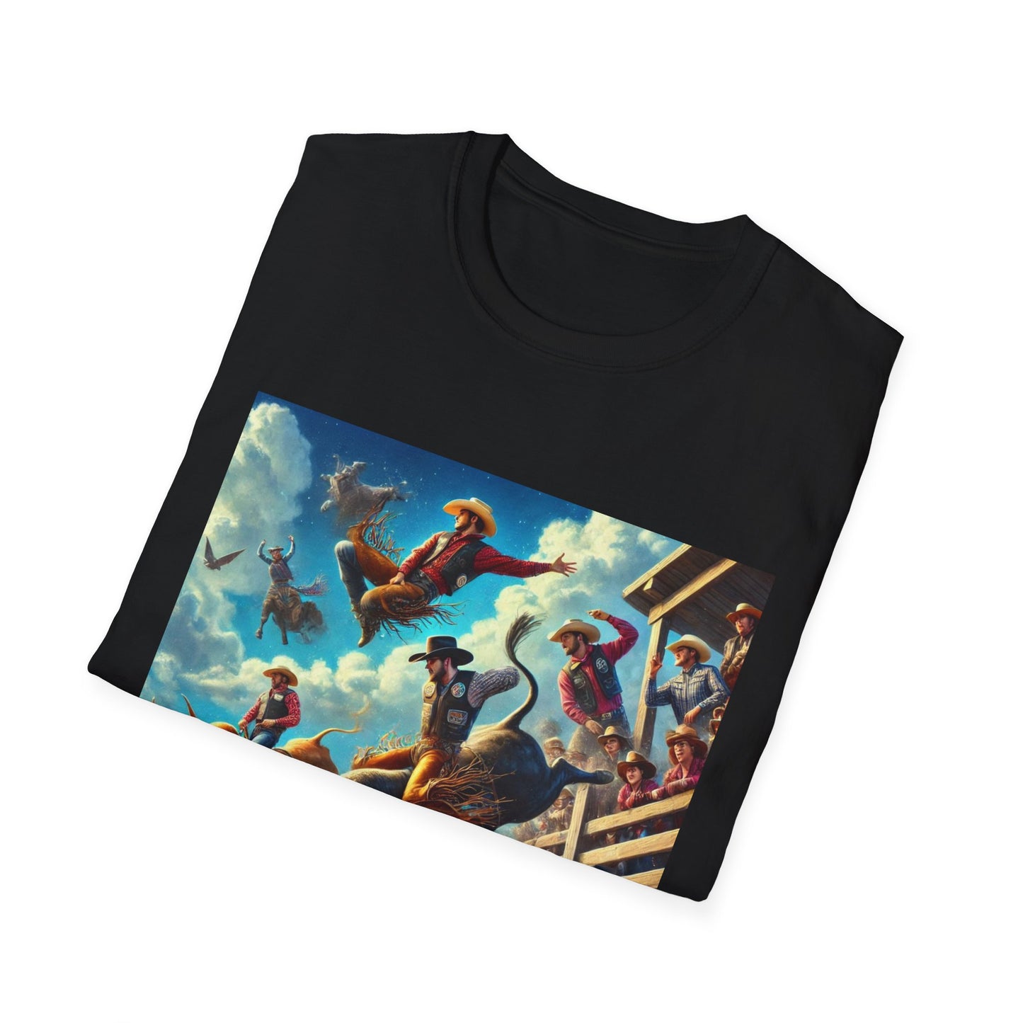 Bull Riders 2 Unisex Softstyle T-Shirt