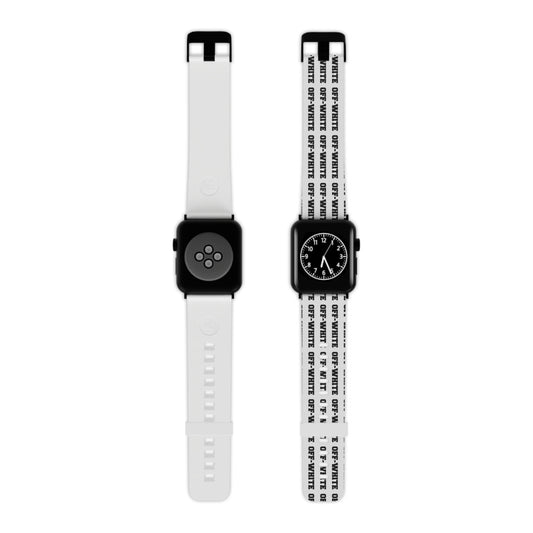 Stylish Off-White Inspired Apple Watch Band | Trendy Accessory for Everyday Wear