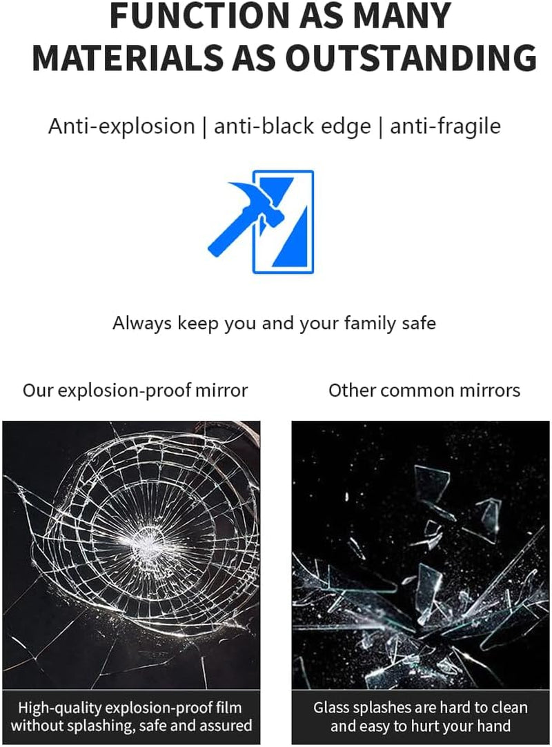 Ellipse 28 X 20 Inches, LED Mirror, Bathroom Smart Mirror with Lights,Front Lighted Vanity Mirror, Wall Mounted,Anti-Fog, Dimmable LED Makeup Mirror, Tempered Glass