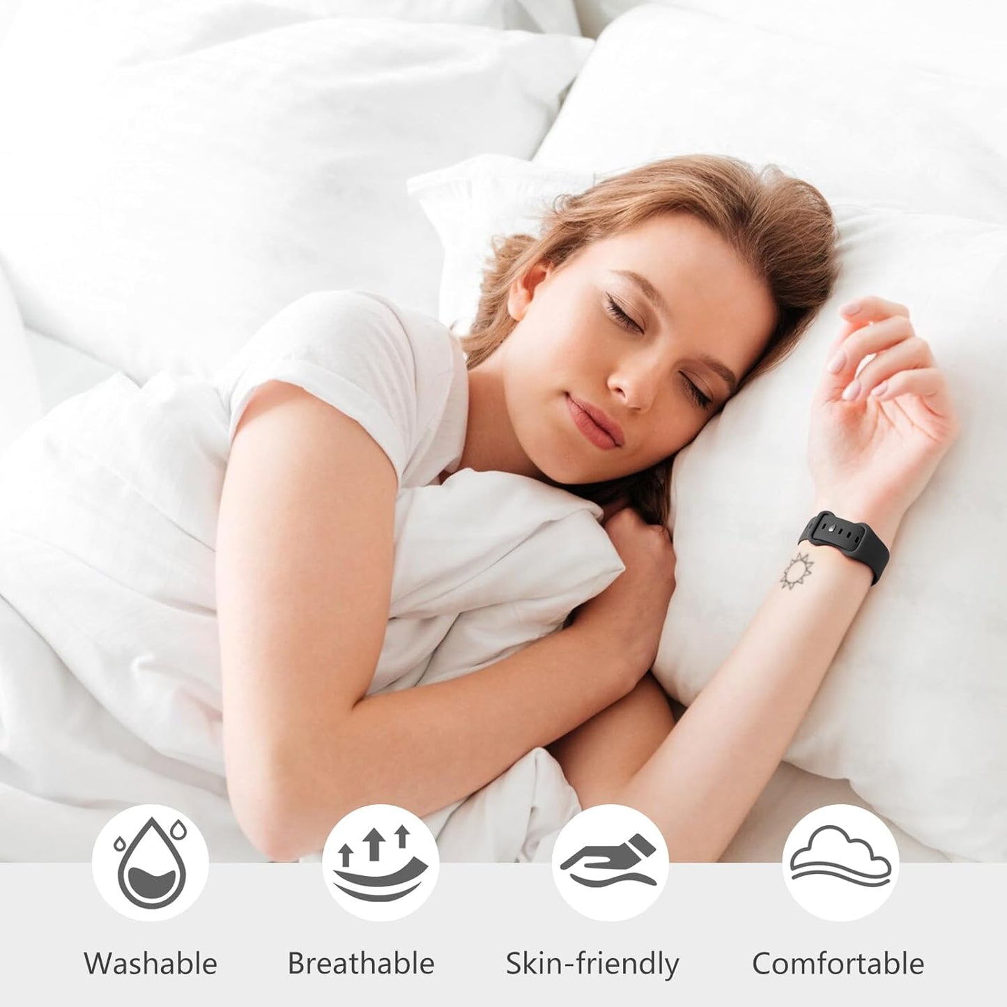 Sport Band Compatible with Apple Watch Band 44Mm 40Mm 45Mm 42Mm 38Mm 41Mm 49Mm, Soft Silicone Waterproof Replacement Strap for Iwatch Watch Series 9 8 7 6 5 4 3 2 1 SE Ultra Women Men