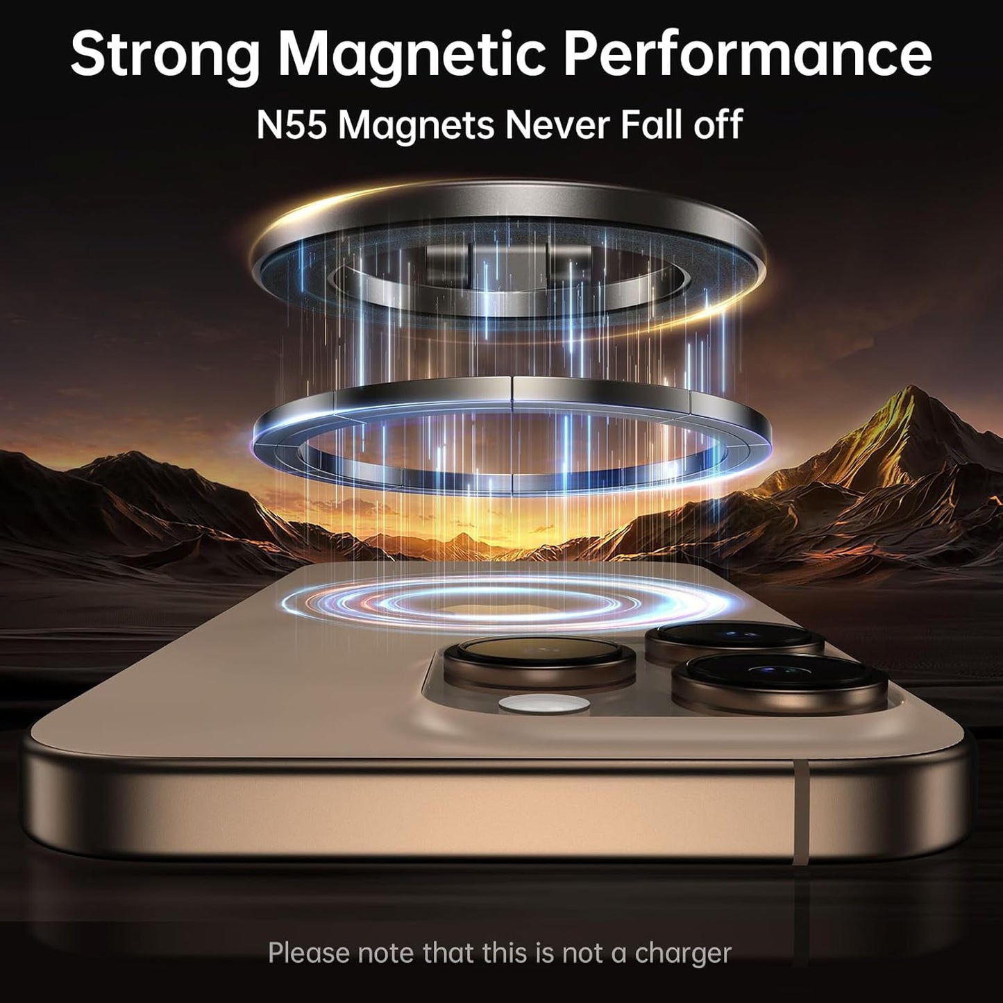 Fits Magsafe Car Mount for Car Dash&Tesla Screen[All-Metal] Magnetic Phone Holder, [Flexible Three-Axis]360° Rotation Car Mount Strong Magnets Car Phone Holder for Iphone 16 15 14 13 Pro Max