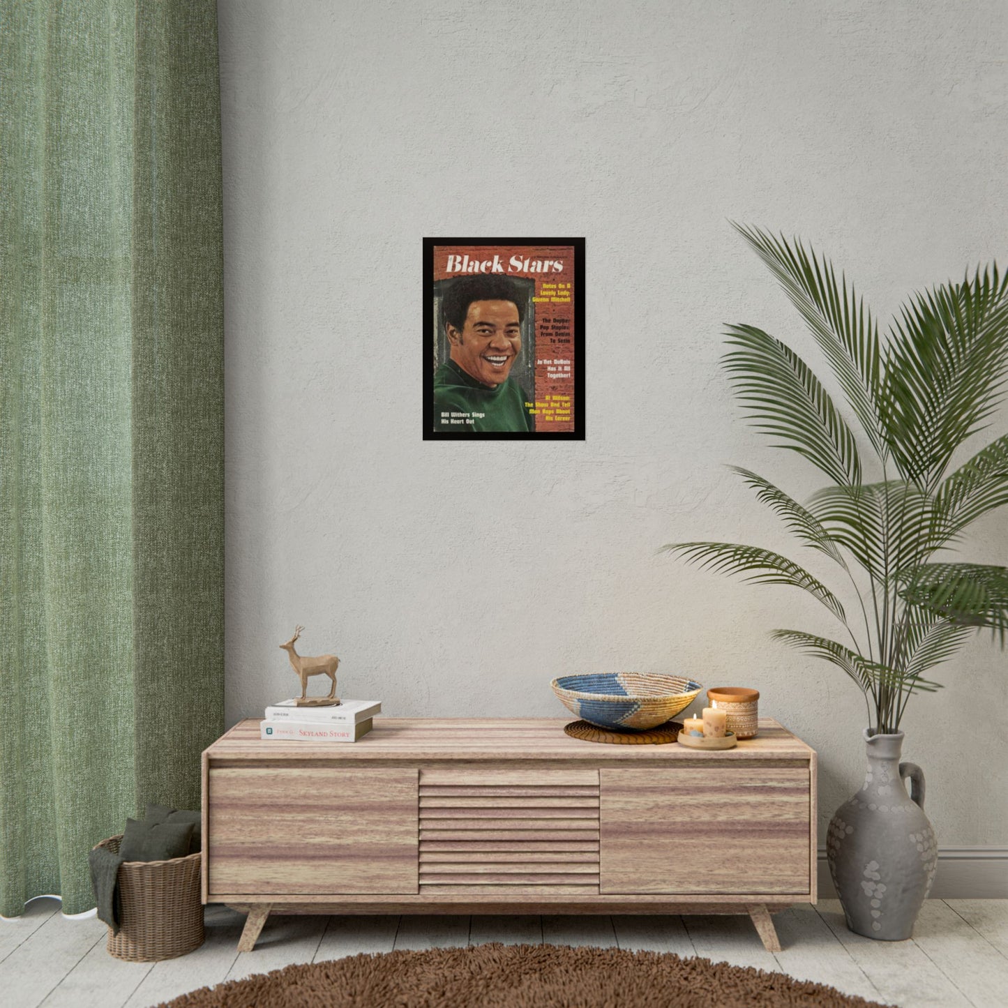 Vintage Music Rolled Posters - Bill Withers, August 1974 Design