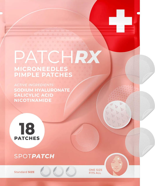 Micro Needle Pimple Patch (18 Pack) - Hydrocolloid Micropoint Pimple Patch for Acne & Cystic Pimples, Eliminate Pimples Overnight, Microdart Pimple Patch, Micro Dart Pimple Patches