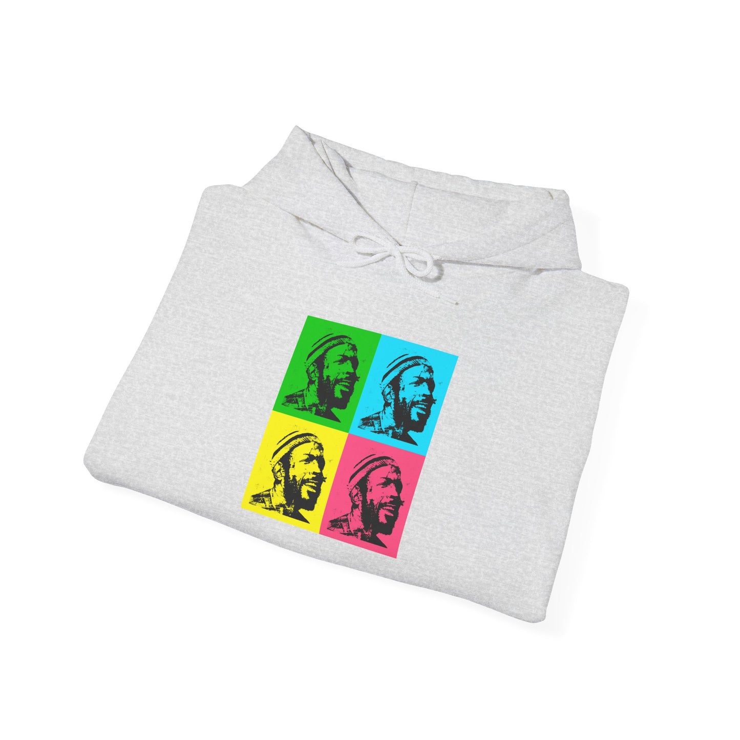 Marvin Gay Andy Warhol Style Pop Art Unisex Heavy Blend™ Hooded Sweatshirt