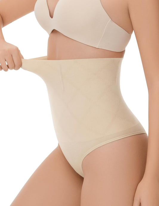 Thong Shapewear Tummy Control, High Waist Women'S Shapewear Underwear and Spanks