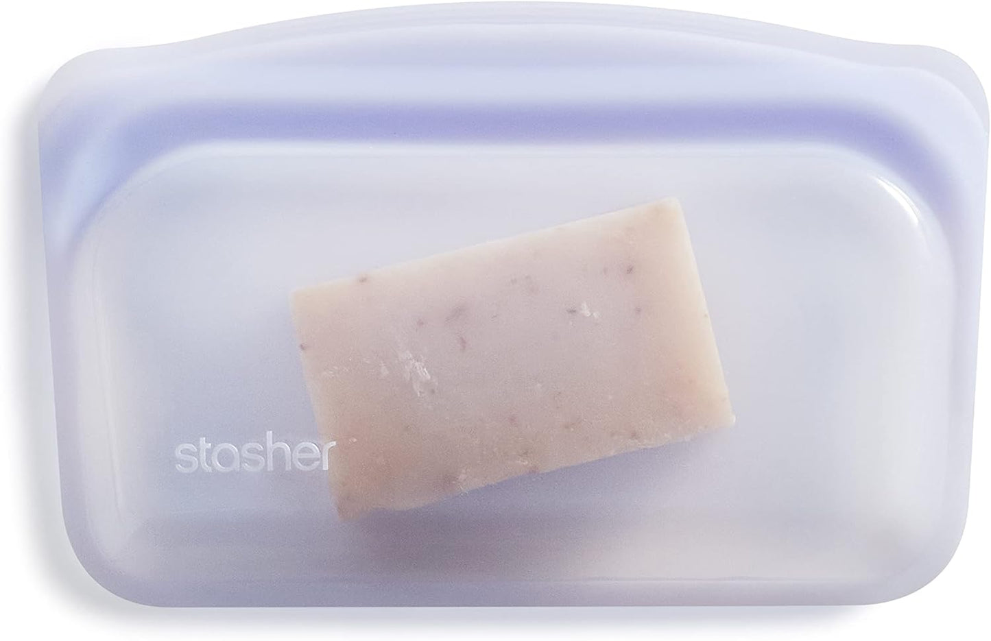 Platinum Silicone Food Grade Reusable Storage Bag, Clear (Snack) | Reduce Single-Use Plastic | Cook, Store, Sous Vide, or Freeze | Leakproof, Dishwasher-Safe, Eco-Friendly | 12 Oz