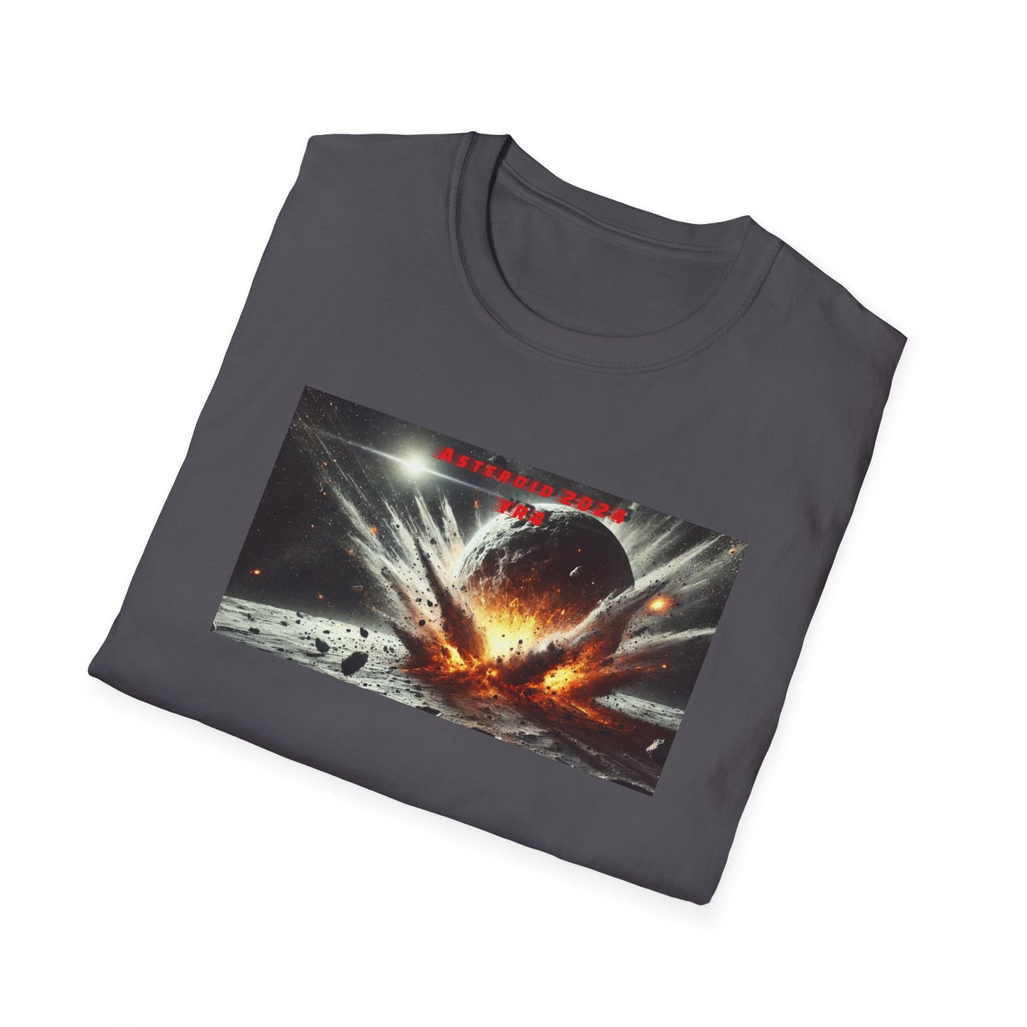 NASA Alert Asteroid 2024 YR4 May COLLIDE With The Moon  Unisex Softstyle T-Shirt