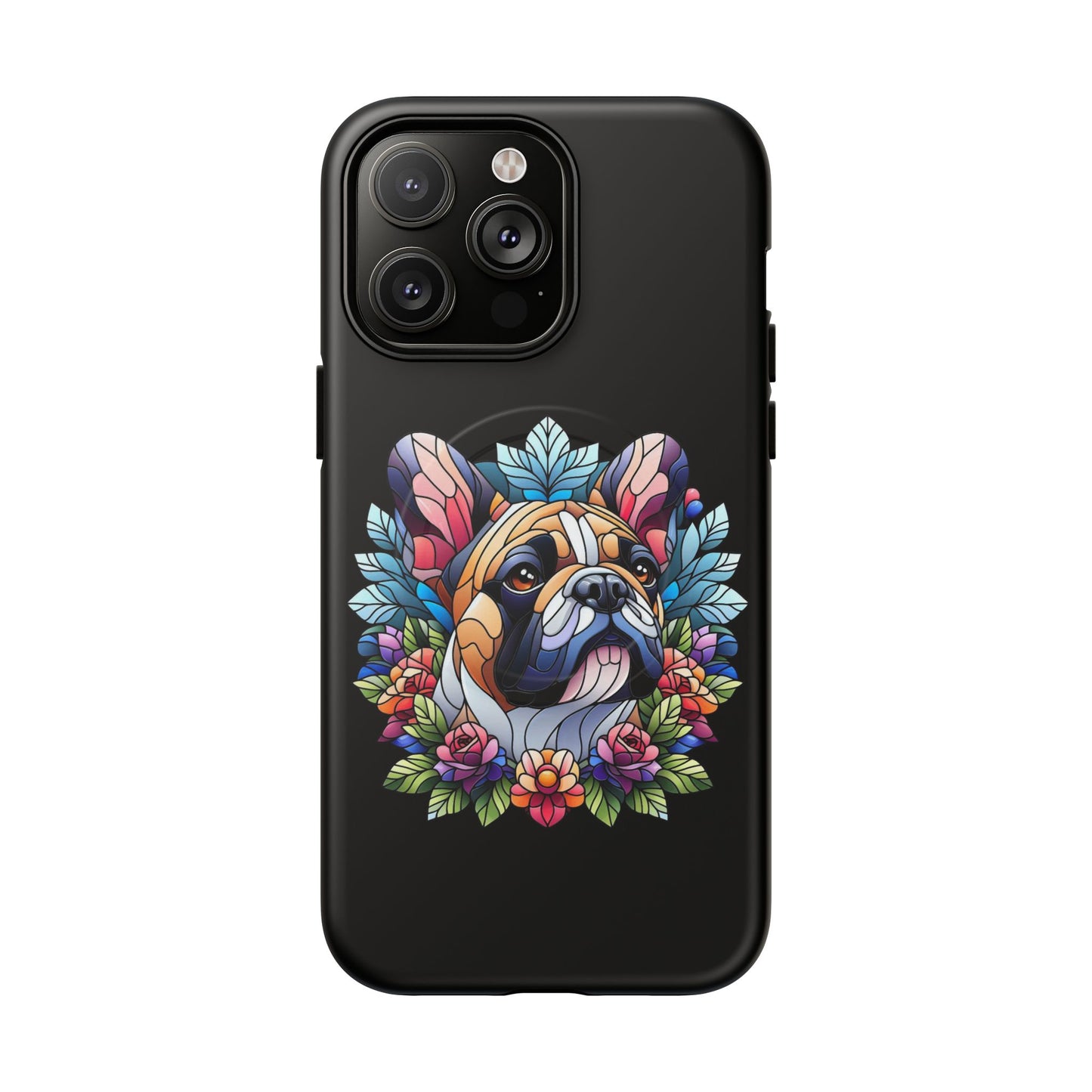 French Bulldog Stained Glass Tough Magnetic Cases