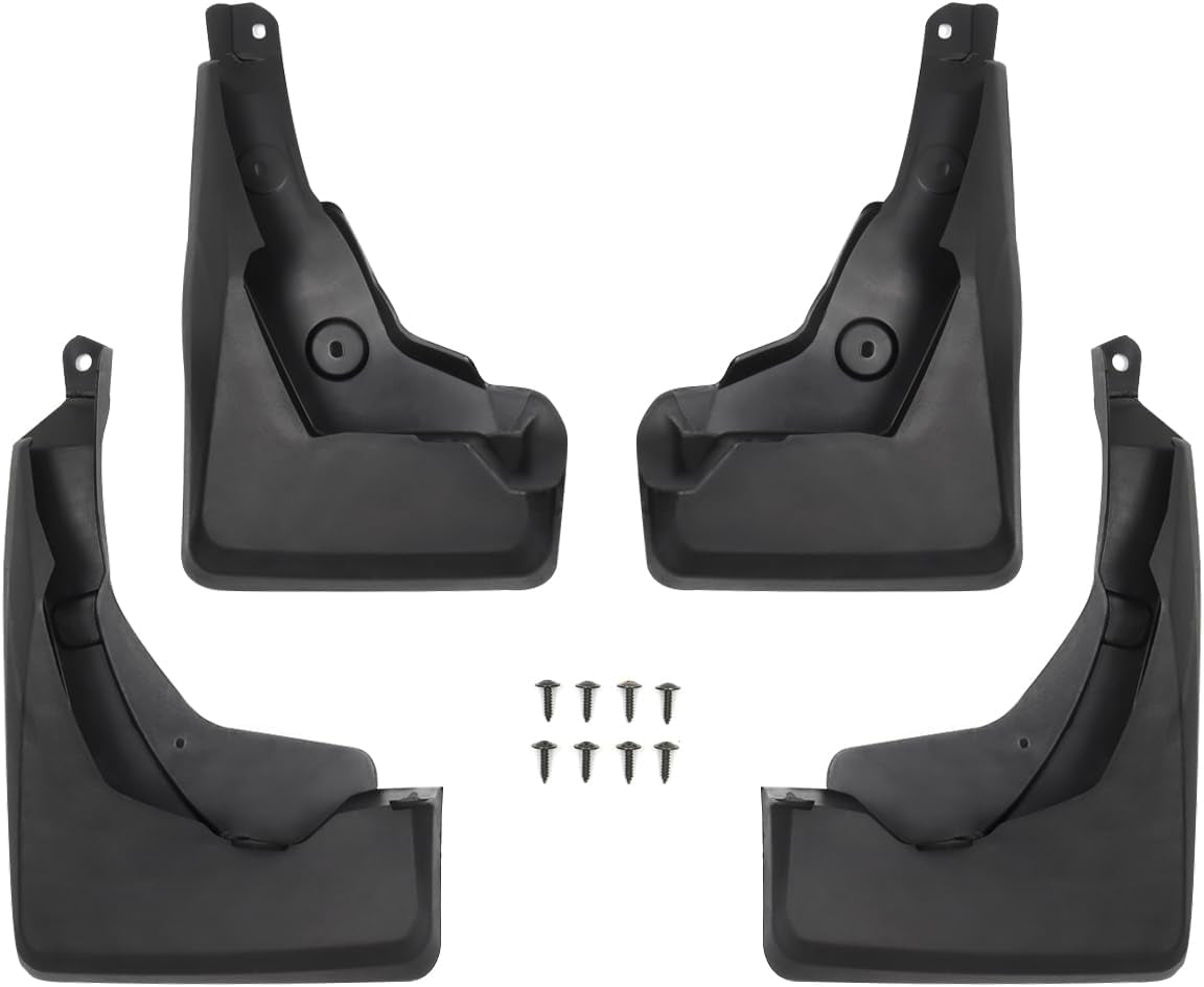 Custom Fit for Mud Flaps Toyota RAV4 2025 2024 2023 2022 2021 2020 2019 Splash Guards Molded Front and Rear Fender Cover Black ABS 4Pcs Set Hybrid Accessories (Not Fit for 2021 RAV4 Prime)