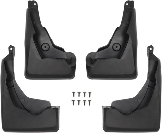 Custom Fit for Mud Flaps Toyota RAV4 2025 2024 2023 2022 2021 2020 2019 Splash Guards Molded Front and Rear Fender Cover Black ABS 4Pcs Set Hybrid Accessories (Not Fit for 2021 RAV4 Prime)