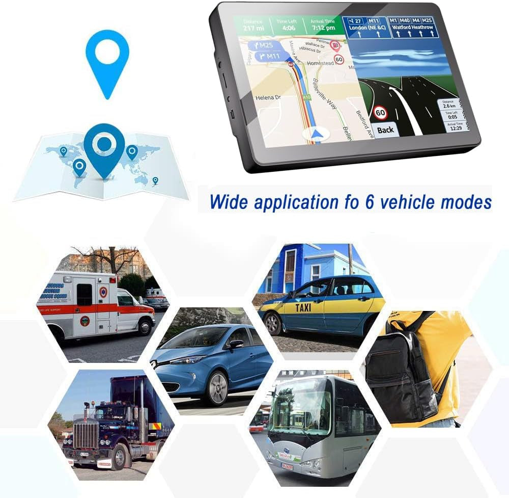 Upgrade GPS Navigation for Truck Car, Car GPS Navigation 2025 Maps, 9 Inch HD Touch Screen Vehicle GPS Navigation System，Free Lifetime Map Updates,Spoken Driver Alerts TRUCK DRIVER