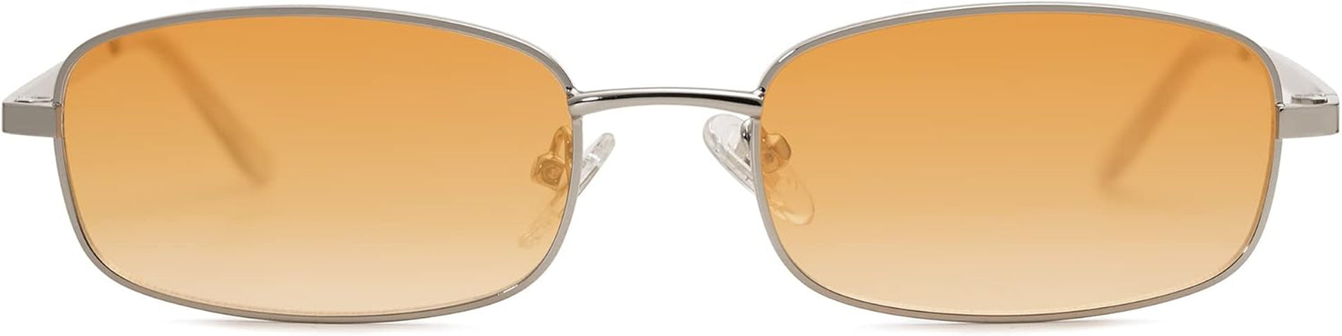 Small Y2K Narrow Rectangle Sunglasses Womens Mens Retro 80S 90S Skinny Sunnies SJ1187