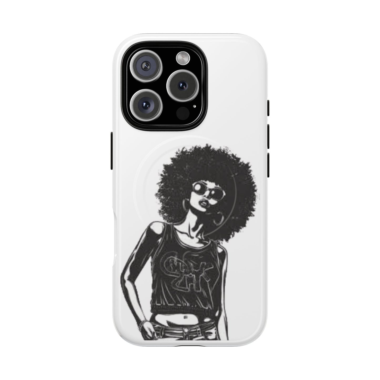 Afro Hip Hop Chic Tough Magnetic Cases