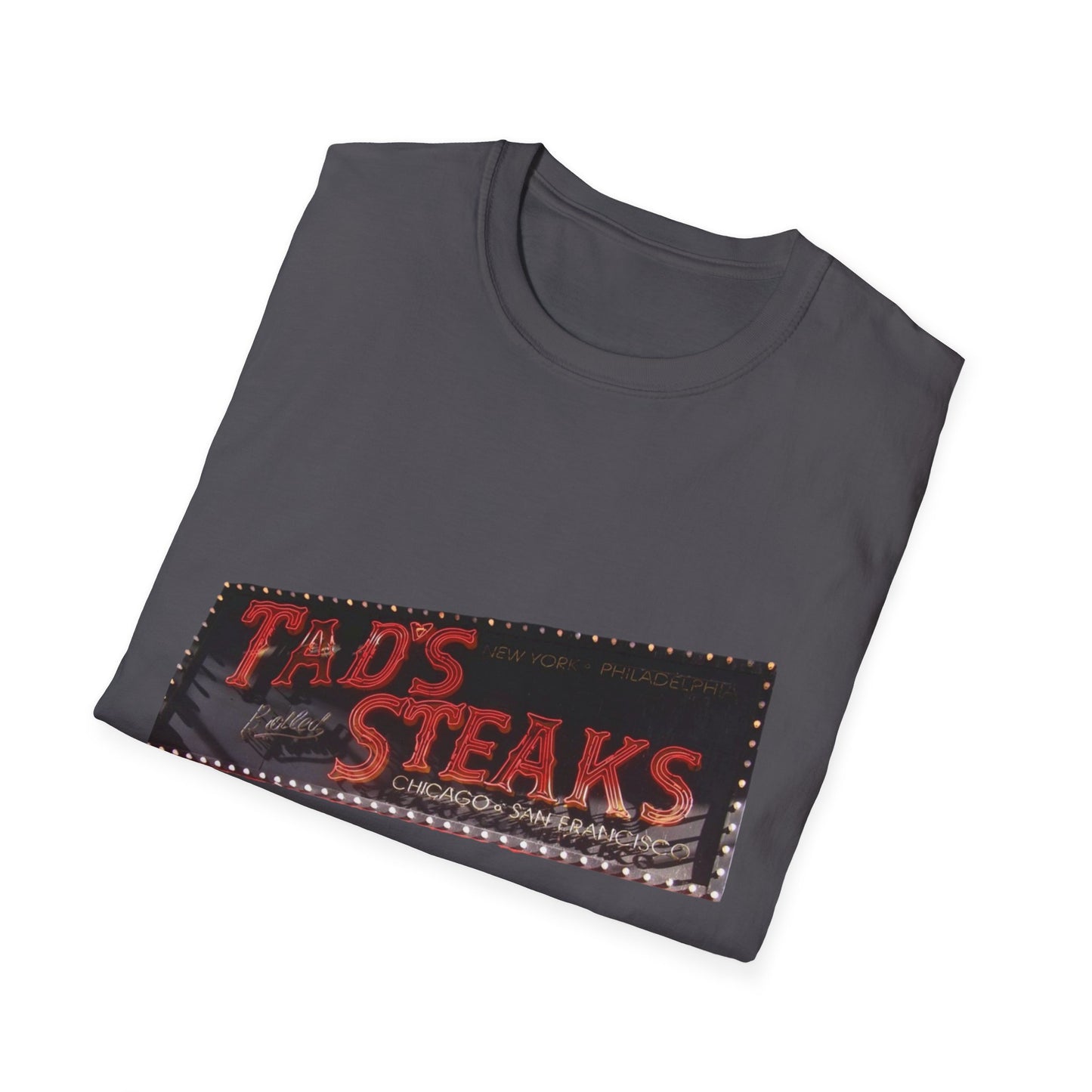 Tad's Steaks [gone] Times Square New York, NY Unisex Softstyle T-Shirt
