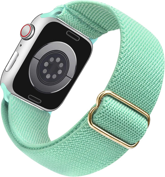 Stretchy Watch Band Compatible for Apple Watch Band 45Mm 44Mm 42Mm Comfortable Adjustable Sport Band for Iwatch Series 7 6 5 4 SE 3 2 1 Women Men