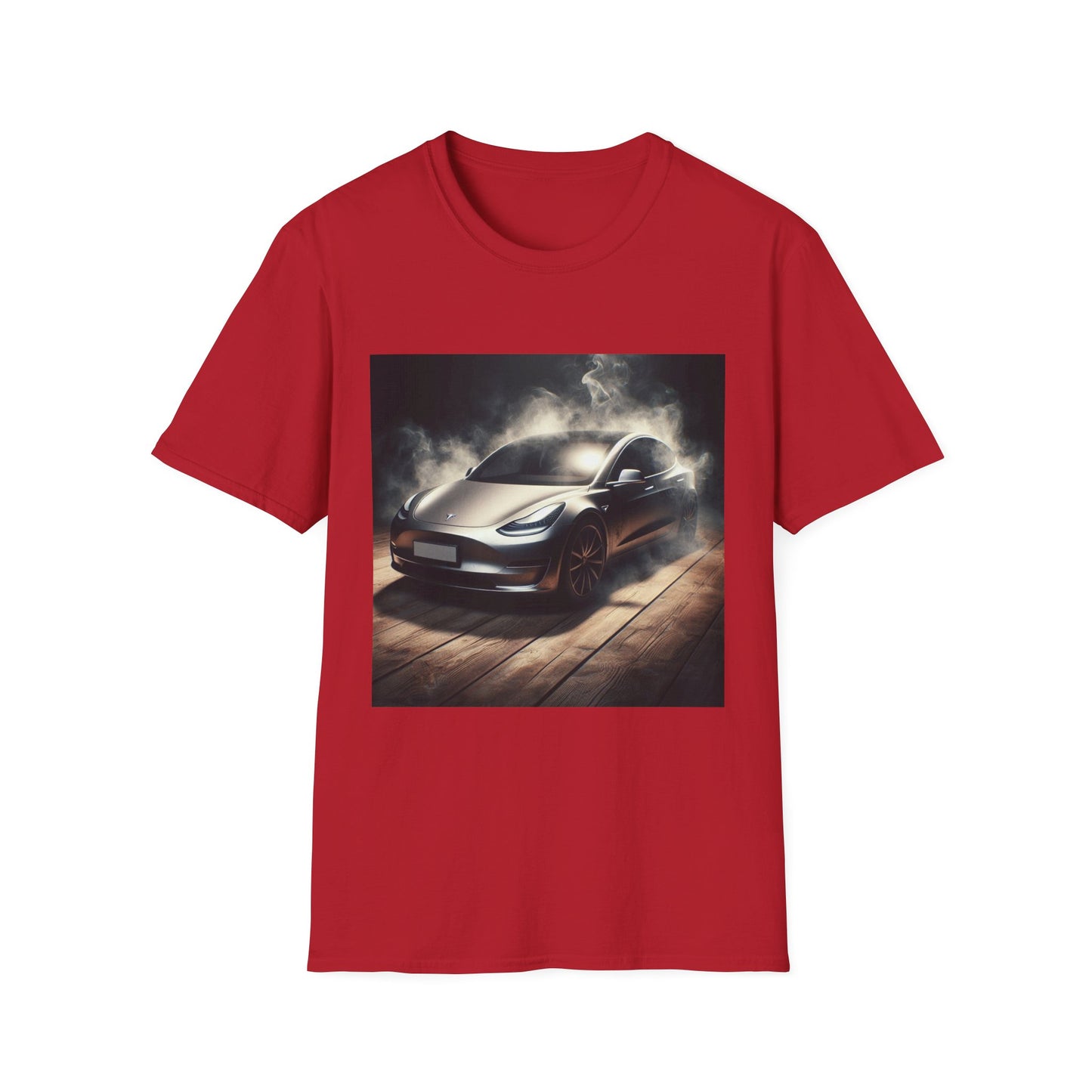 Smoked Out Tesla Model Unisex T-Shirt