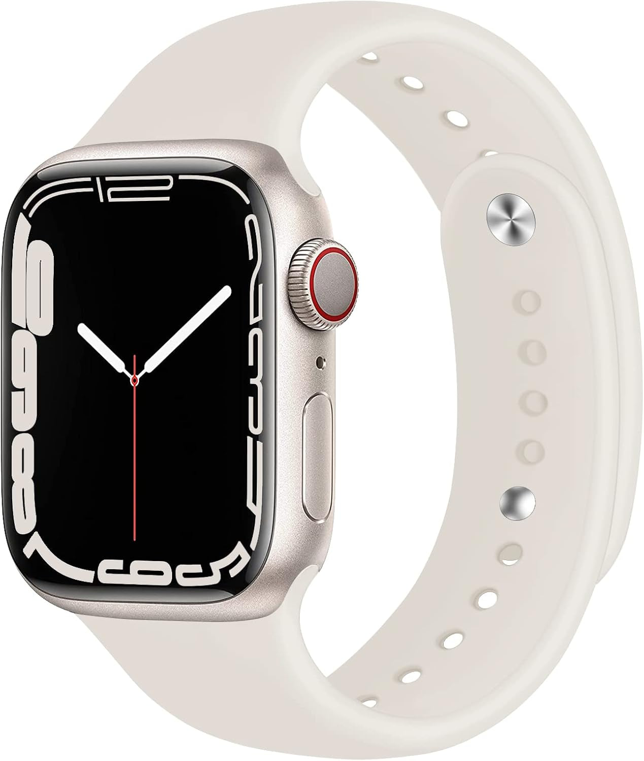 Sport Bands for Apple Watch Band 40Mm 44Mm 45Mm 49Mm 41Mm 38Mm 42Mm Women/Men,Soft Silicone Strap for Apple Watch Series 9,Ultra 2,8,Ultra,Se,7 6 5 4 3,Correa Iwatch Bands Wristband