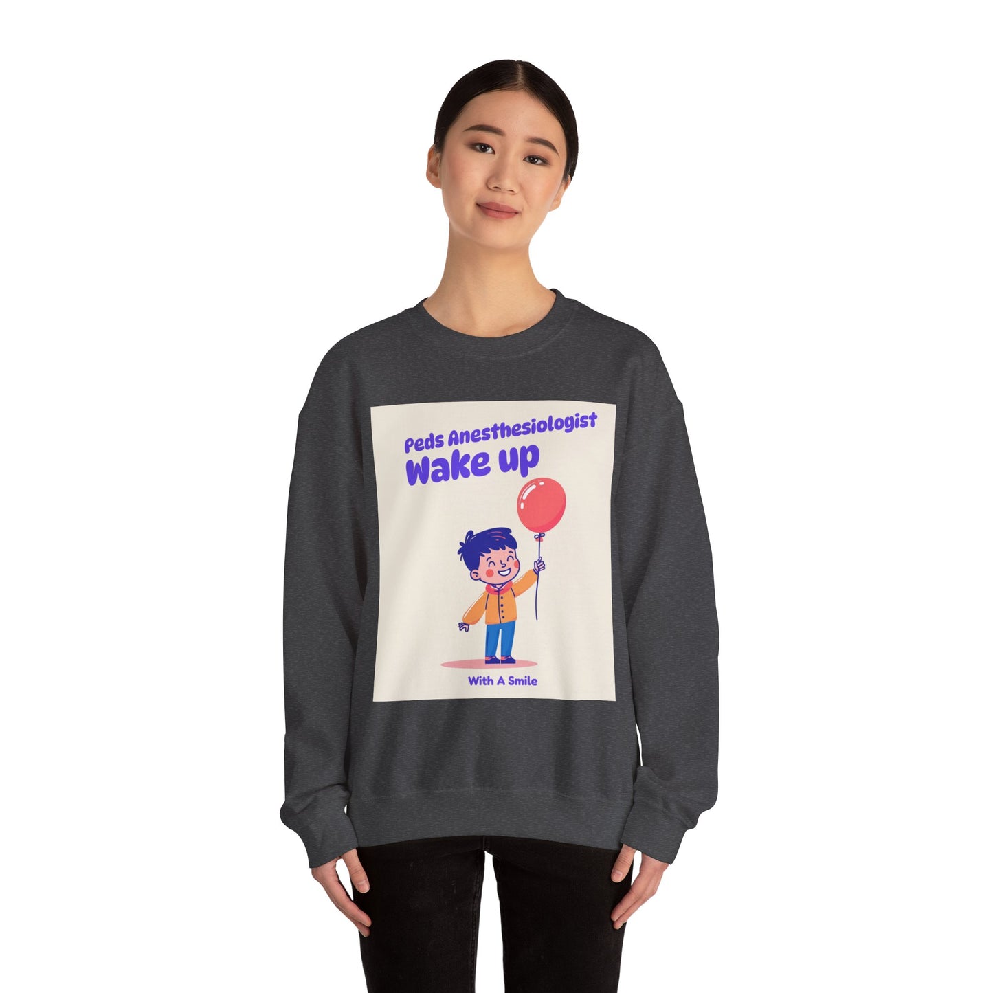 Pediatrics Peds Anesthesiologist Crewneck Sweatshirt