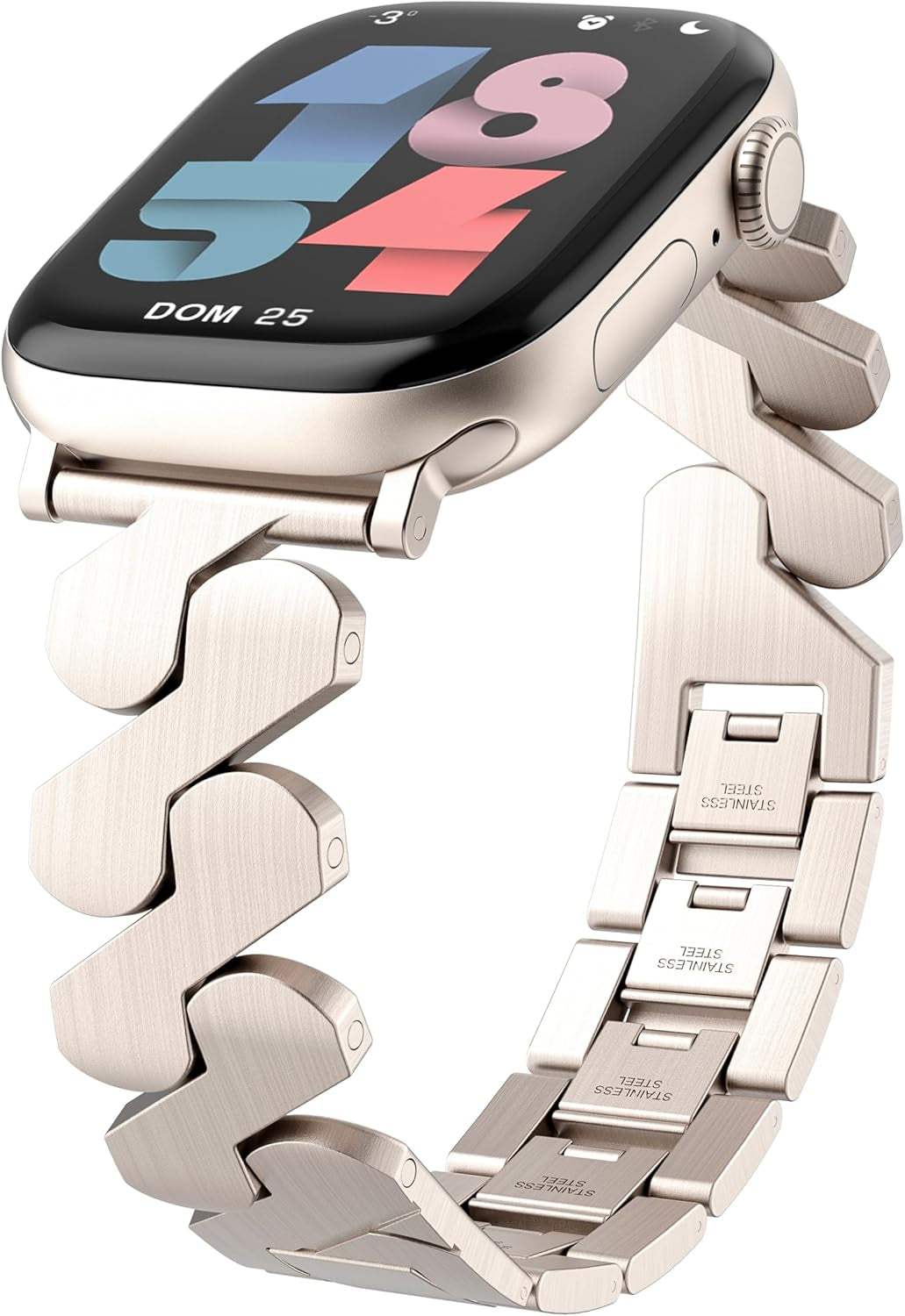 Classic Metal Band Compatible with Apple Watch Bands 38Mm 40Mm 41Mm 42Mm 44Mm 45Mm 46Mm 49Mm Men & Women Iwatch Strap Bracelet for Apple Watch Series 10 9 8 7 6 5 4 3 2 1 Ultra 2 SE Ultra