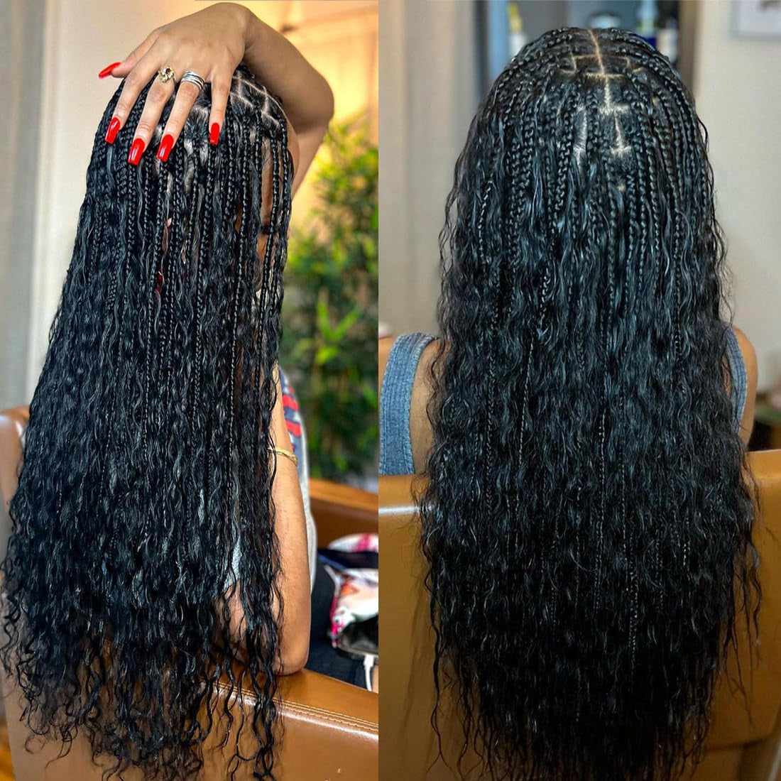 Super Wave Bulk Human Hair 100% Unprocessed Brazilian Virgin Human Hair Extensions Bundles for Braiding Hair Wet and Wave Micro Human Hair(1Pack-4Pcs, 18Inch Natural Black)
