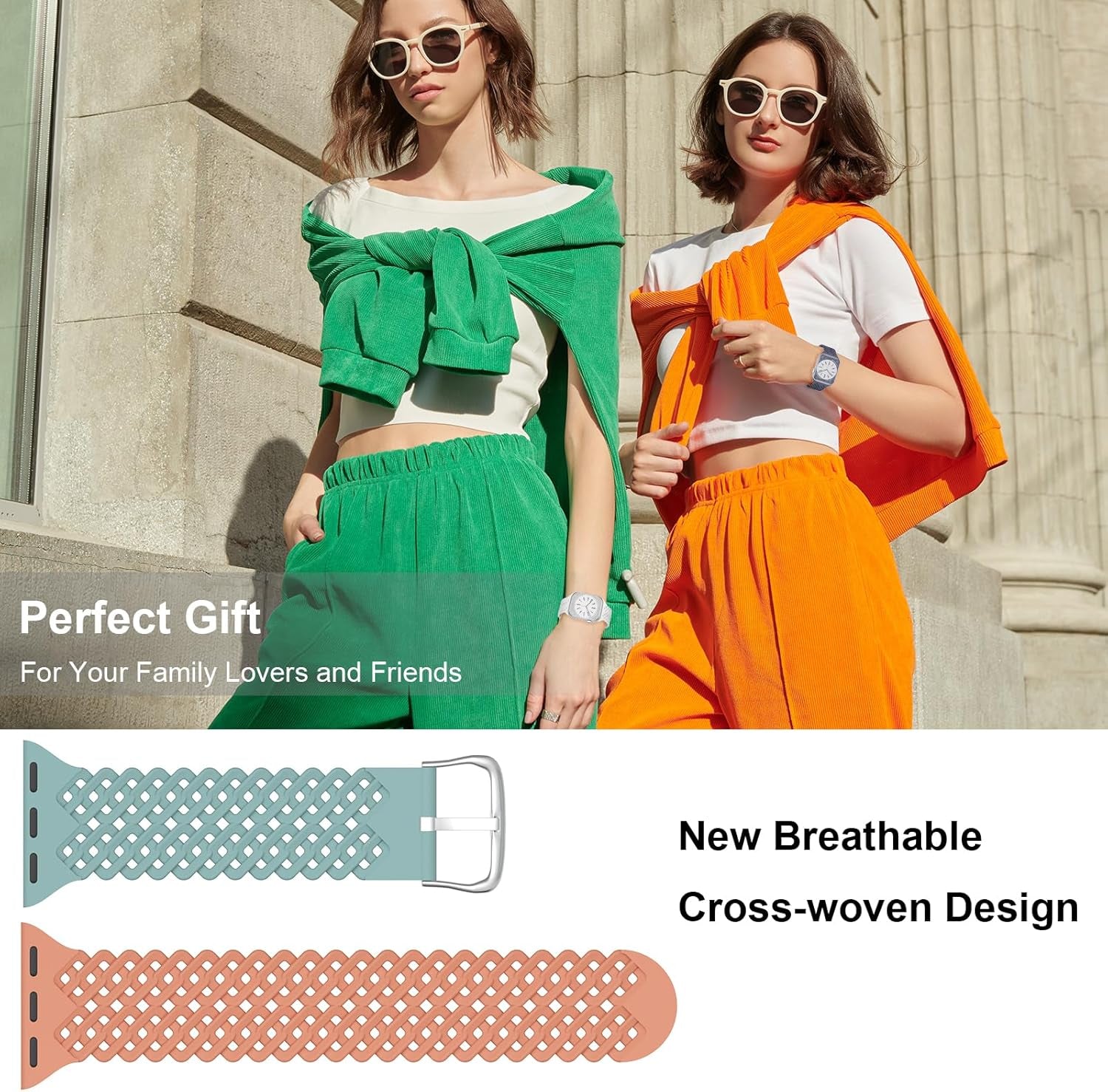 Sport Bands Compatible with Apple Watch Band 38Mm 40Mm 41Mm 42Mm 44Mm 45Mm 49Mm Women, Soft Silicone Strap with Classic Clasp Replacement Wristband for Iwatch Series Ultra 8 7 SE 6 5 4 3 2 1