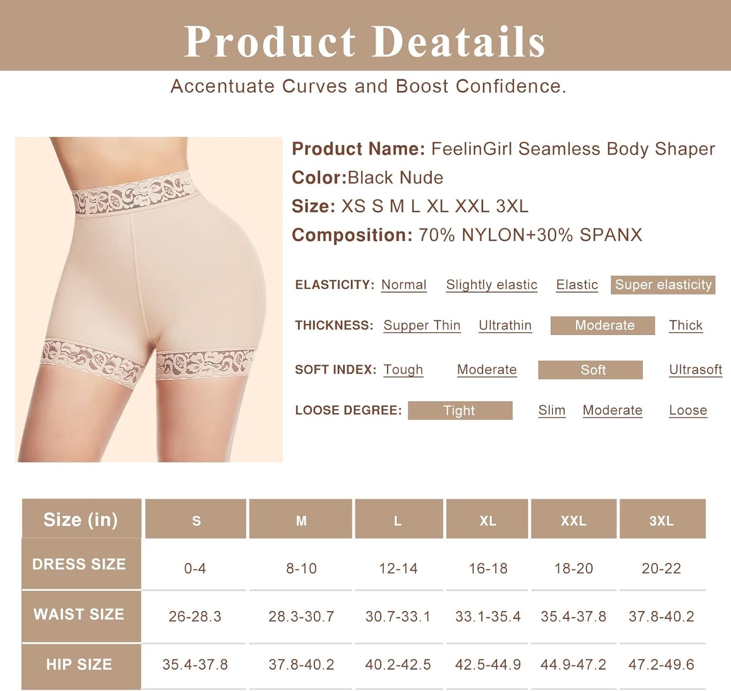 Butt Lifter Panties Faja Shorts Hip Enhancer Tummy Control Butt Lifting Shapewear