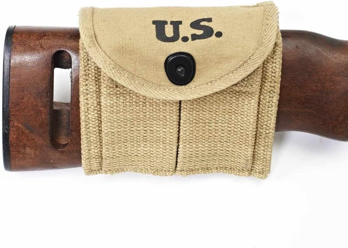 World War U.S. WWII M1 Carbine Buttstock Bullet Magazine Pouch WWII Ammo Pouch