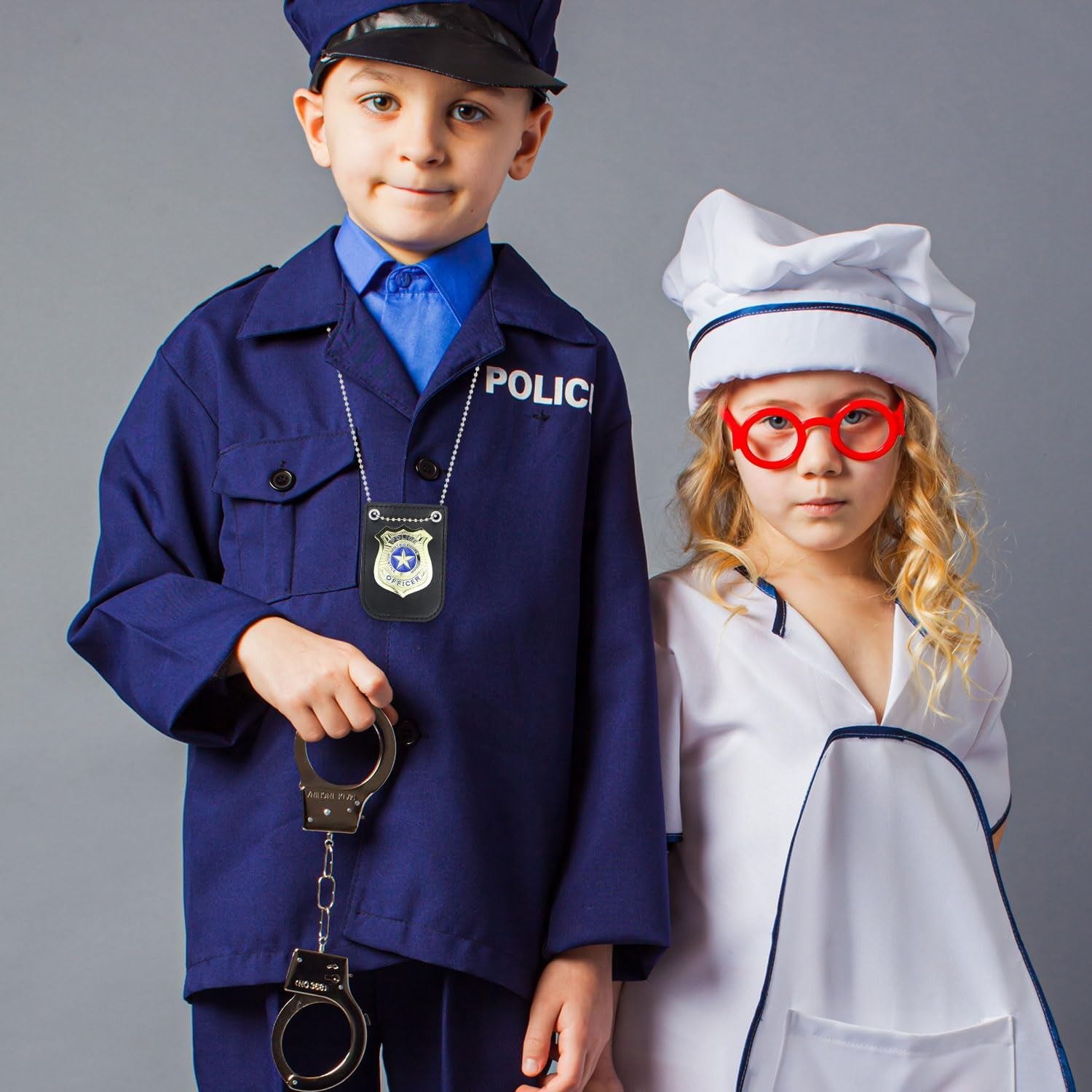 Police Badges for Kids Pretend Play Officer Badge Detective Badge Cop Badge Costume Gear Detective Sheriff ST1-JHPGXL