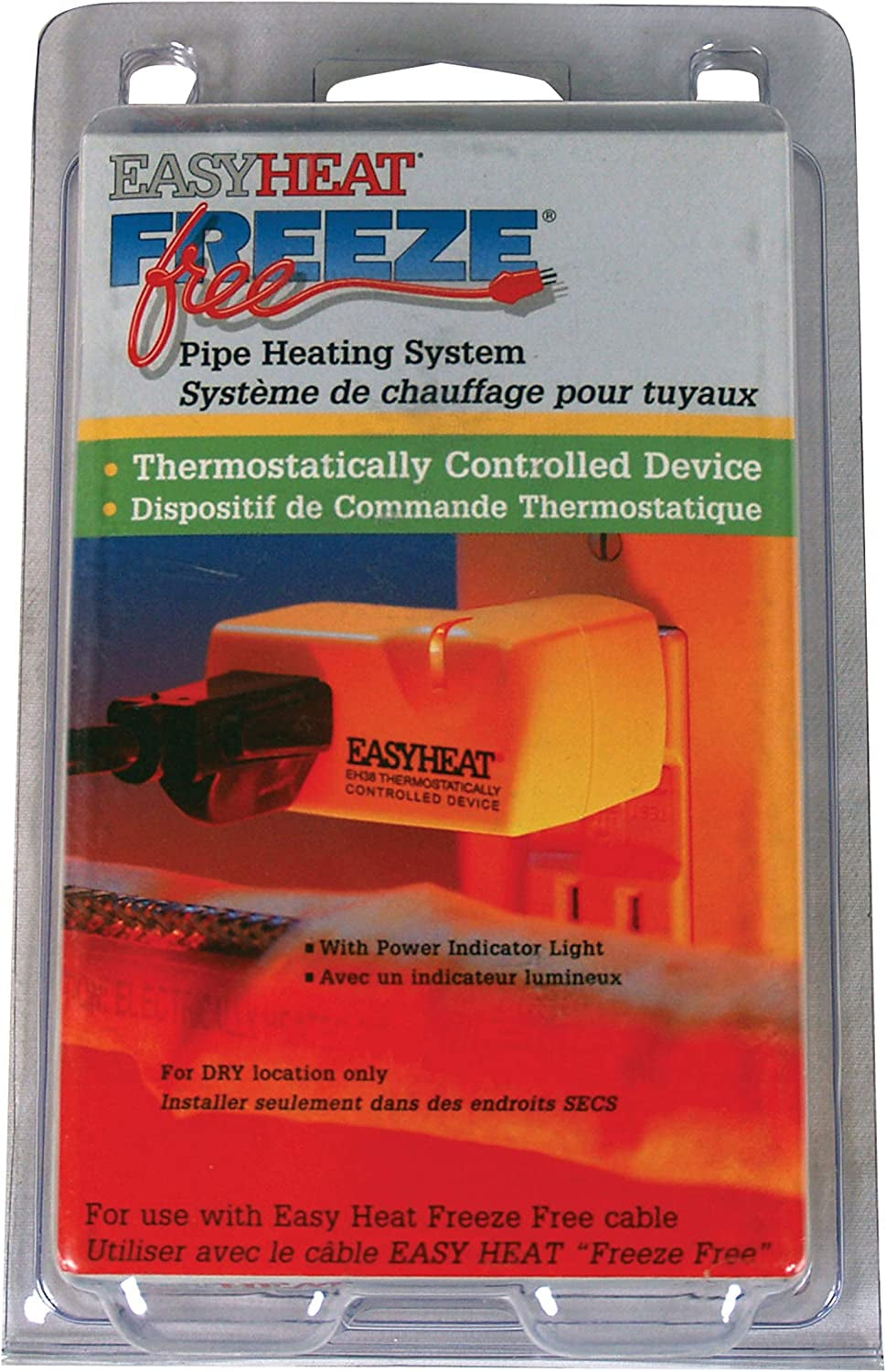 Easy Heat EH-38 Freeze Thermostatically Controlled Valve and Pipe Heating System