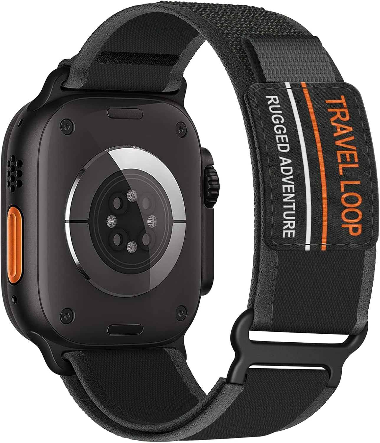 Trail Loop Nylon Band - Compatible with Apple Watch Ultra 2 Band 49Mm 46Mm 45Mm 44Mm 42Mm 41Mm 40Mm 38Mm Men Women,Rugged Braided Elastic Weave Sport Strap for Iwatch Ultra Series 10/9/8/7/6/SE/5/4/3