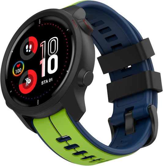 Compatible with Vivoactive 3 Band, 20Mm Width Soft Silicone Watch Bands Replacement for Garmin Vivomove 3/Music/Luxe/Style/Hr/Forerunner 245/645 Music/Samsung Galaxy Watch 42Mm Smartwatches