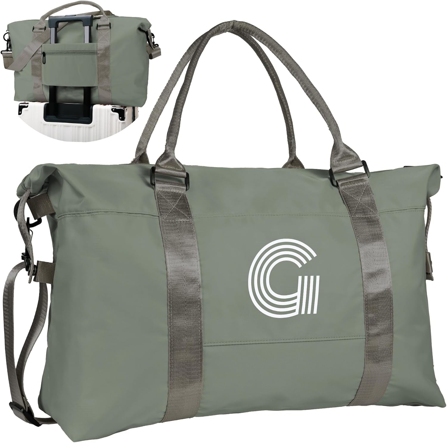 Gifts for Girls - 5 6 7 8 9 10 11 12 13 14 15 16 18 Year Old, Initial Travel Duffel Bag, Girl Personalized Bags, Kids Sports Bag, Monogram Overnight Bag for Kid, Gift for Friend (Letter B)