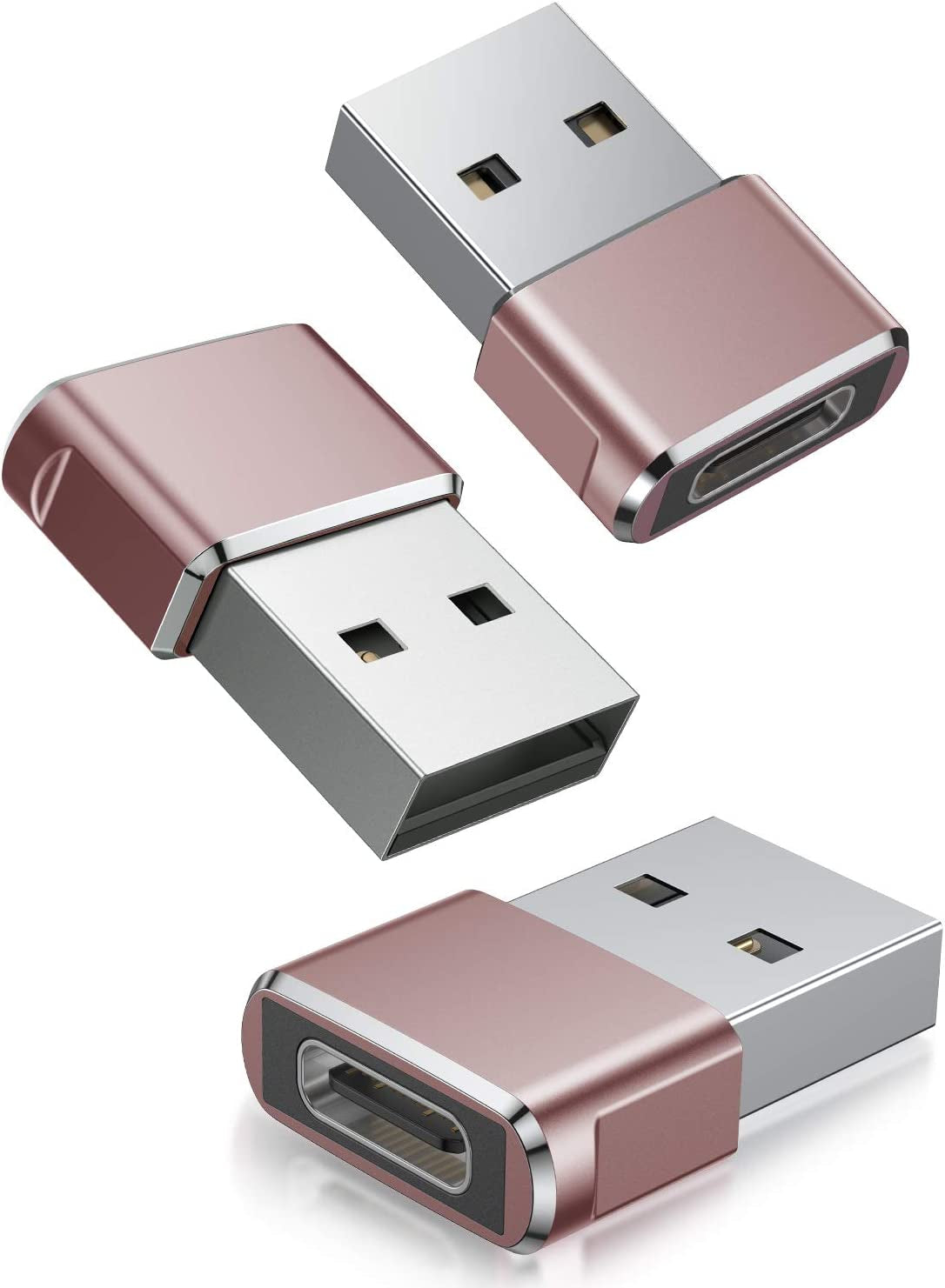 USB to USB C Adapter,Iphone 16 16E 15 Pro Max Charger Adapter 3Pack,Usbc Female to USB a Male,Type C OTG Converter for Apple Watch Iwatch 10 9 Se,Airpod,Ipad Mini Air,Samsung Galaxy S25 S24