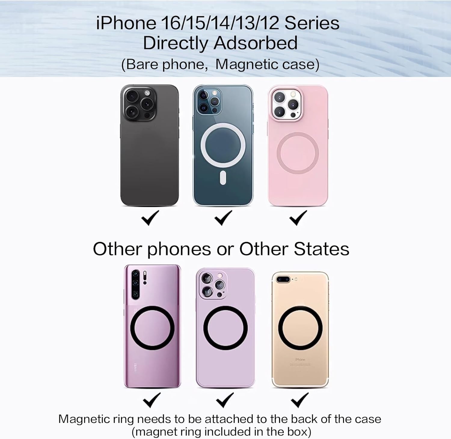 Phone Mount for Tesla Model 3 Highland 2024, for Model 3 2024 Magnetic Phone Mount, for Tesla Phone Holder Tesla Model 3 Accessories 2024, for Iphone 16/15/14/13/12 Series