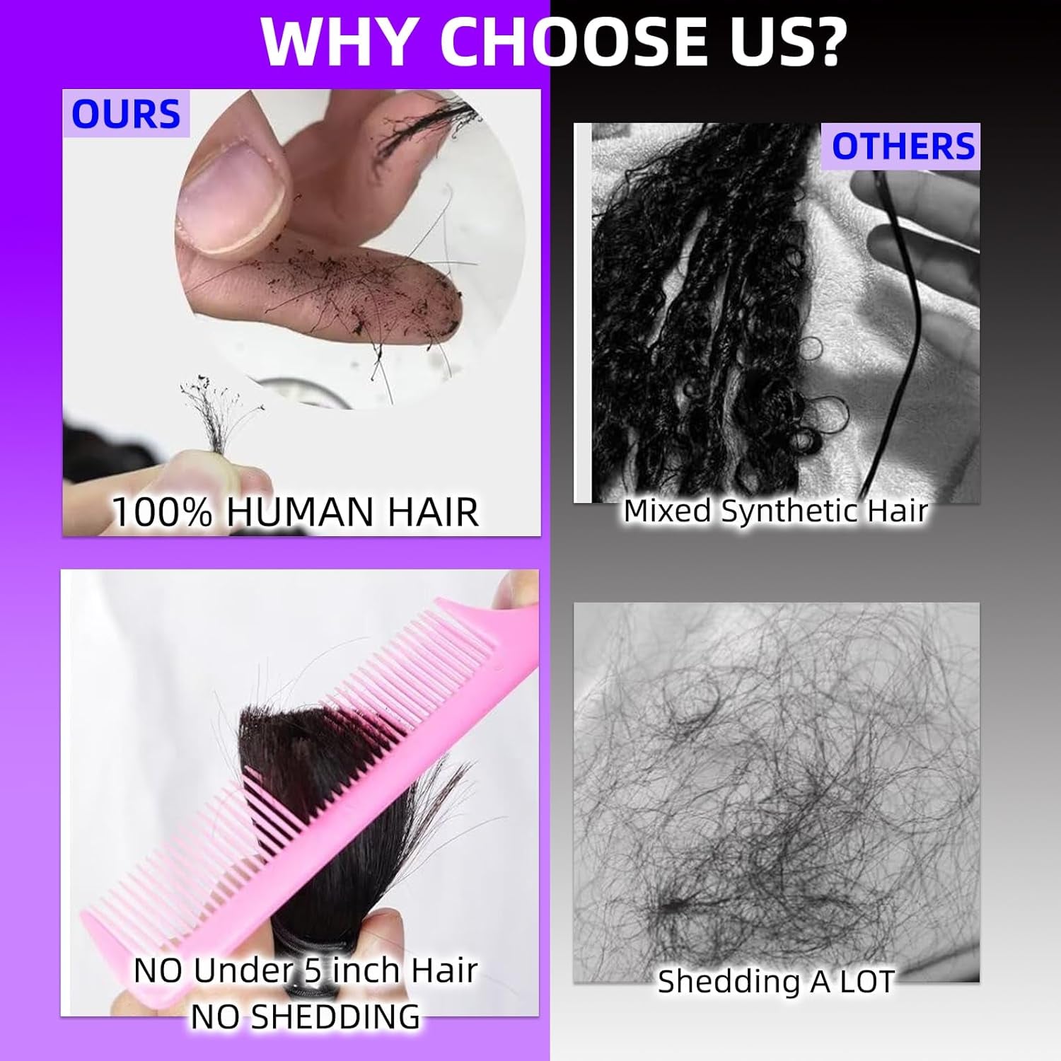 Langer Gray Human Braiding Hair Deep Wave Bulk Human Hair for Braiding No Weft Bundle 150G 3 Bundles/Pack 16A Brazilian Virgin Water Curly Human Hair Extensions for Boho Braids 18 Inch Salt and Pepper