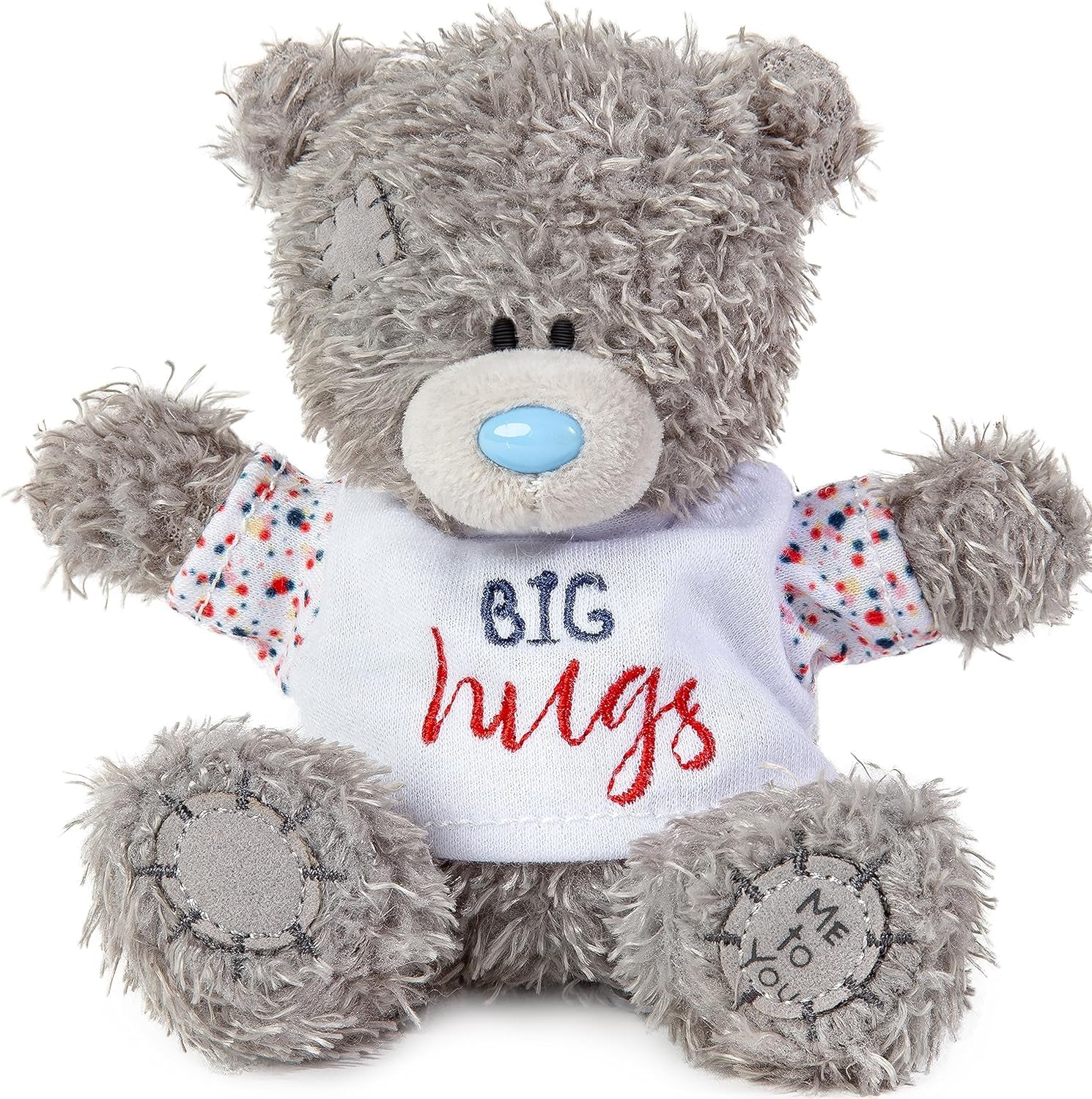 Me to You Tatty Teddy 10Cm Bear in Big Hugs - Official Collection White, Grey, 62 UK