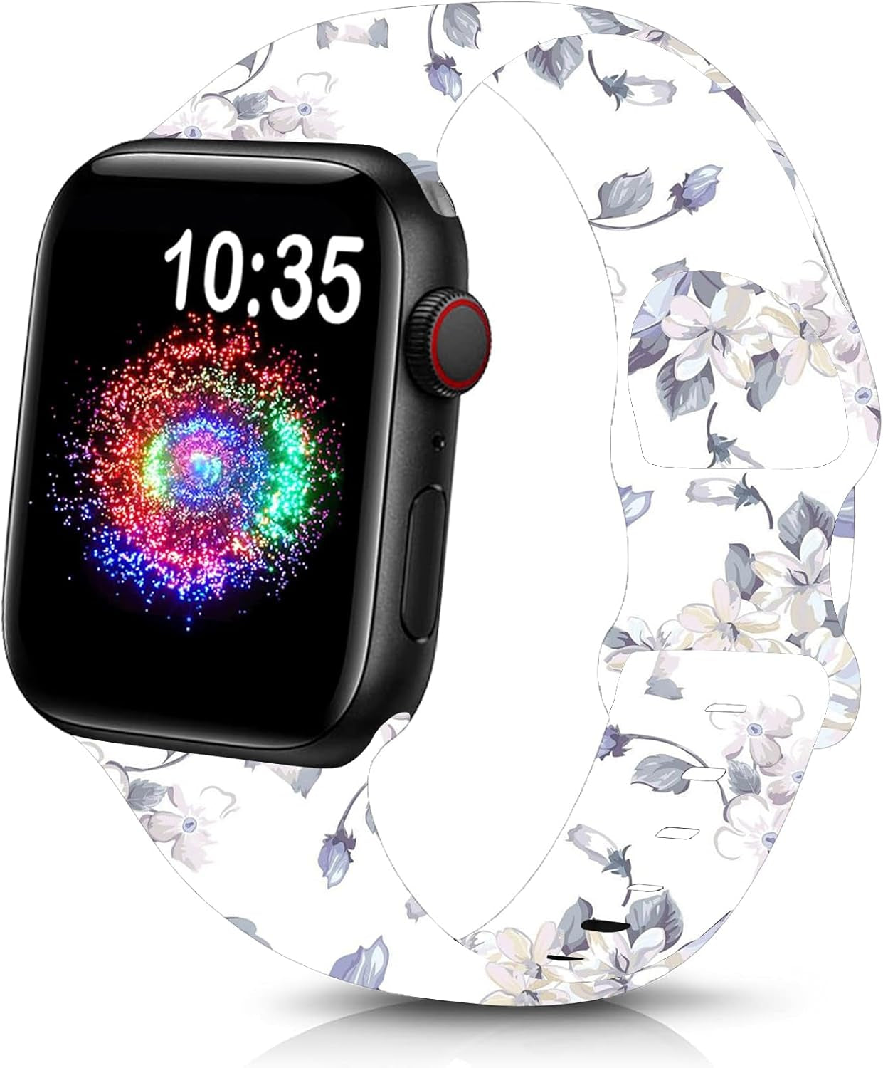 Cute Sport Wristband Compatible with Apple Watch Band 40Mm 44Mm 46Mm 41Mm 45Mm 38Mm 42Mm 49Mm,Soft Silicone Replacement Strap for Iwatch Series 10 9 Ultra SE 8 7 6 5 4 3 2 1 for Women Men