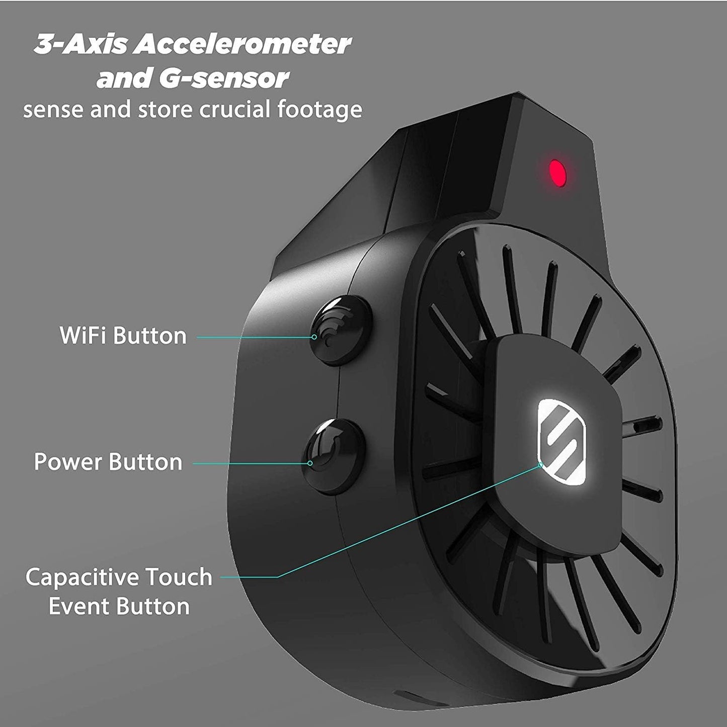 NEXC1 Full HD 1080P Smart Phone Enabled Dash Cam Powered by Nexar with 32GB Micro-Sd Memory Card - Wifi & Bluetooth - Car Security Camera System with Stickgrip Suction Cup for Secure Mounting TRUCK DRIVER