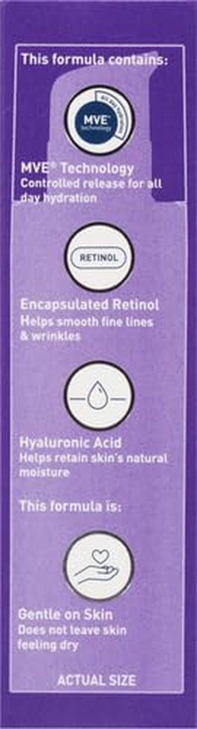 anti Aging Retinol Serum for Face, Encapsulated Retinol with Hyaluronic Acid, Niacinamide & Ceramides, Smooths Wrinkles & Fine Lines, Gentle Skin Brightening Serum, Fragrance Free, 1 Oz