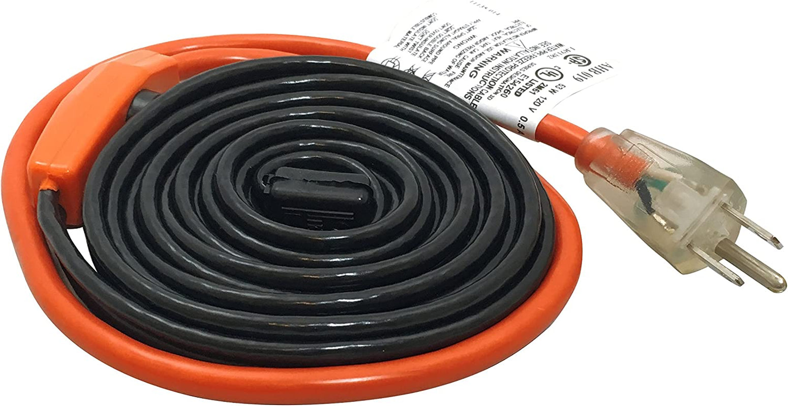 HC9A Automatic Electric Heat Kit Heating Cables, 9 Feet, Black, 9 Ft