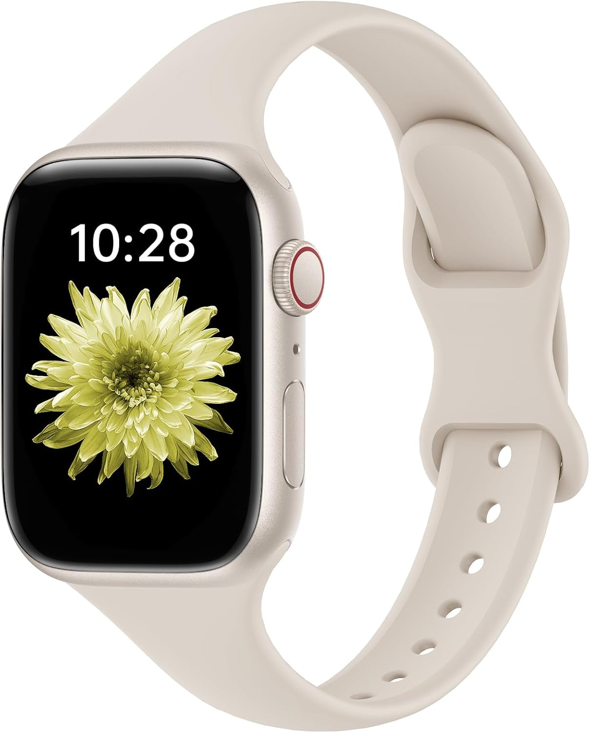 Patenting Thin Slim Sport Band Compatible with Apple Watch Bands for Women Men 40Mm 41Mm 38Mm 42Mm 44Mm 45Mm 46Mm 49Mm, Soft Silicone Waterproof Strap for Iwatch Series 10/9/Se/8/7/Ultra/6/5/4/3/2/1