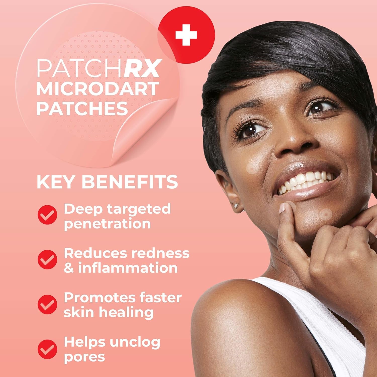 Micro Needle Pimple Patch (18 Pack) - Hydrocolloid Micropoint Pimple Patch for Acne & Cystic Pimples, Eliminate Pimples Overnight, Microdart Pimple Patch, Micro Dart Pimple Patches