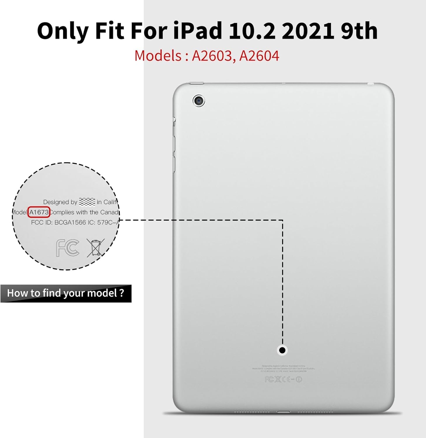 For Ipad 10.2 2021 Screen Replacement for Ipad 9 9Th Gen 2021 Repair Kits for Ipad 10.2" 9Th Touch Screen Digitizer Replacement A2602 A2603 A2604 A2605 with Home Button Black(Without LCD)
