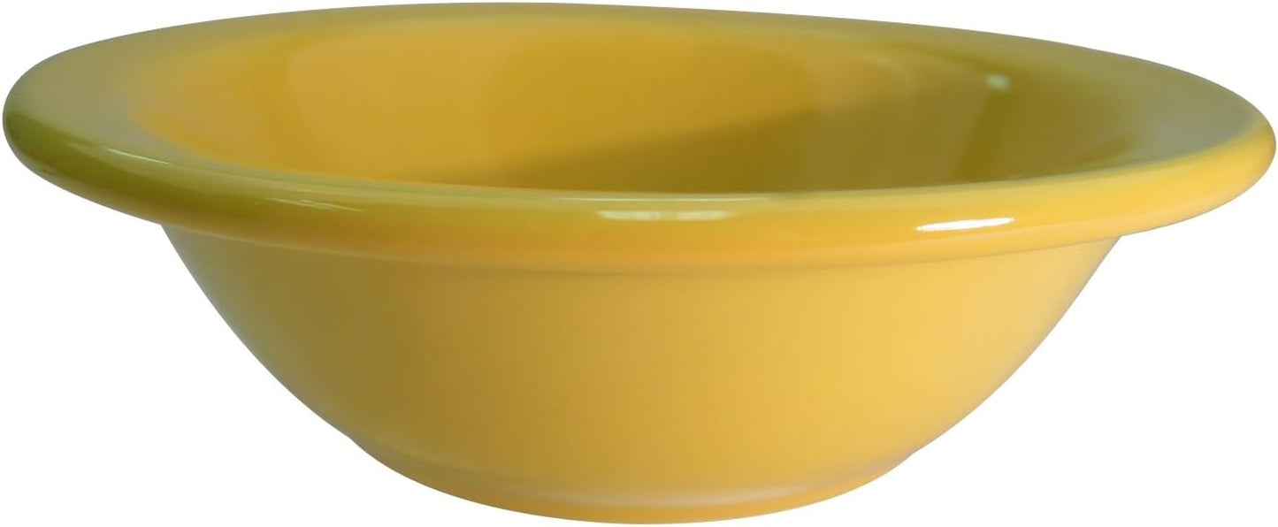 LV-11-R 4-3/4-Inch Las Vegas Rolled Edge Stoneware Fruit Bowl, 4-3/4-Ounce, Red, Box of 36