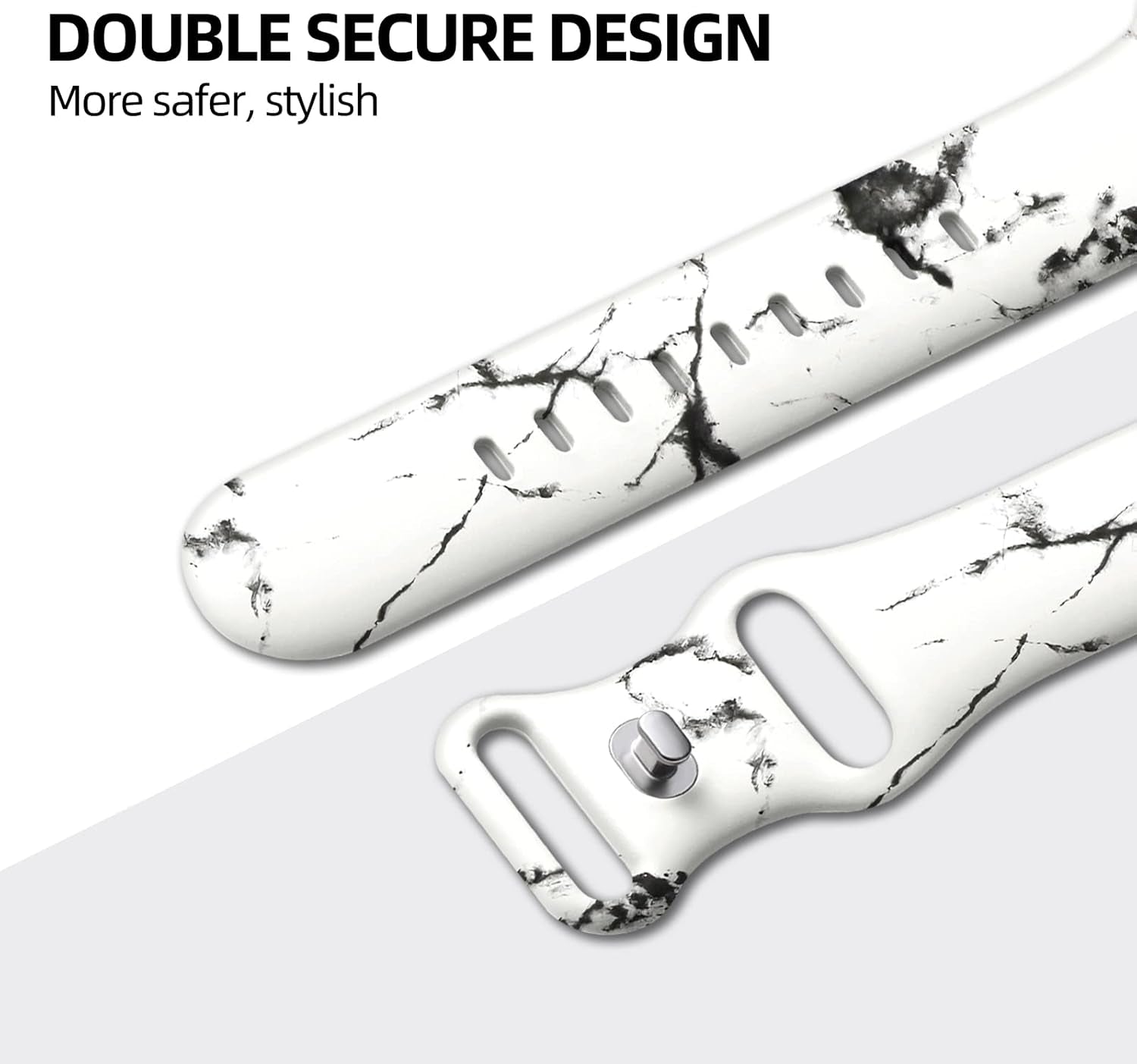 Band Compatible with Apple Watch Band 41Mm 40Mm 38Mm 45Mm 44Mm 42Mm 49Mm for Women Girls Men, Cute Silicone Floral Wristband Strap for Iwatch Series 9 8 7 SE 6 5 4 3 2 1 Ultra