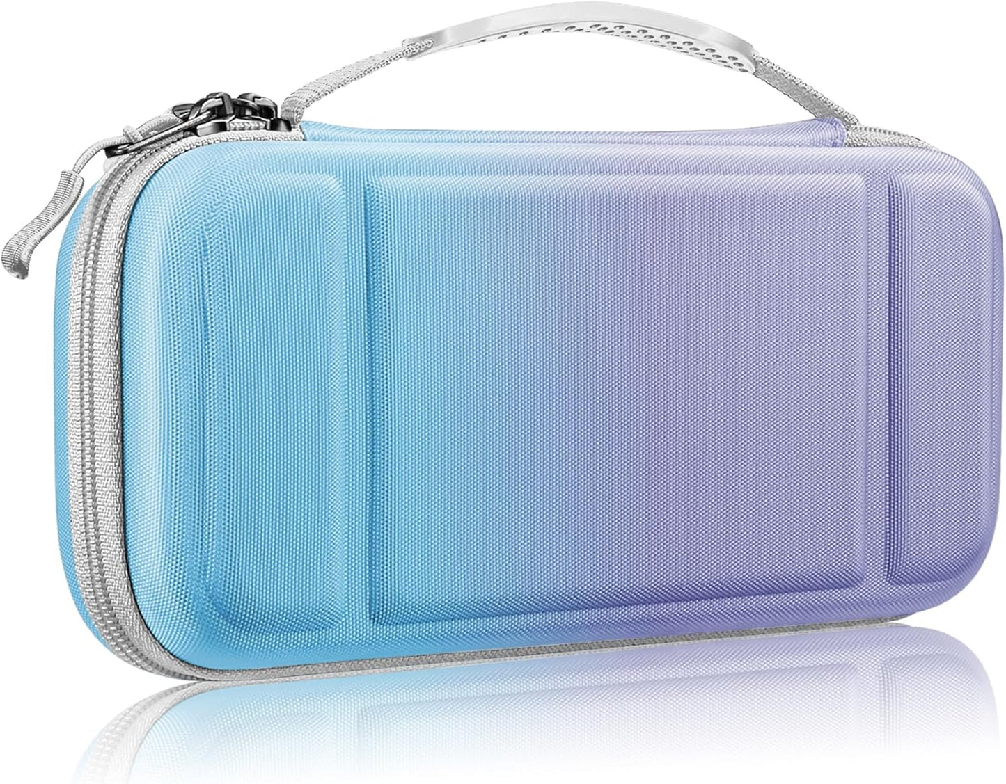 Carrying Case for Nintendo Switch OLED Model 2021/Switch 2017, [Shockproof] Hard Shell Protective Cover Travel Bag W/10 Game Card Slots for Switch Console Joy-Con & Accessories