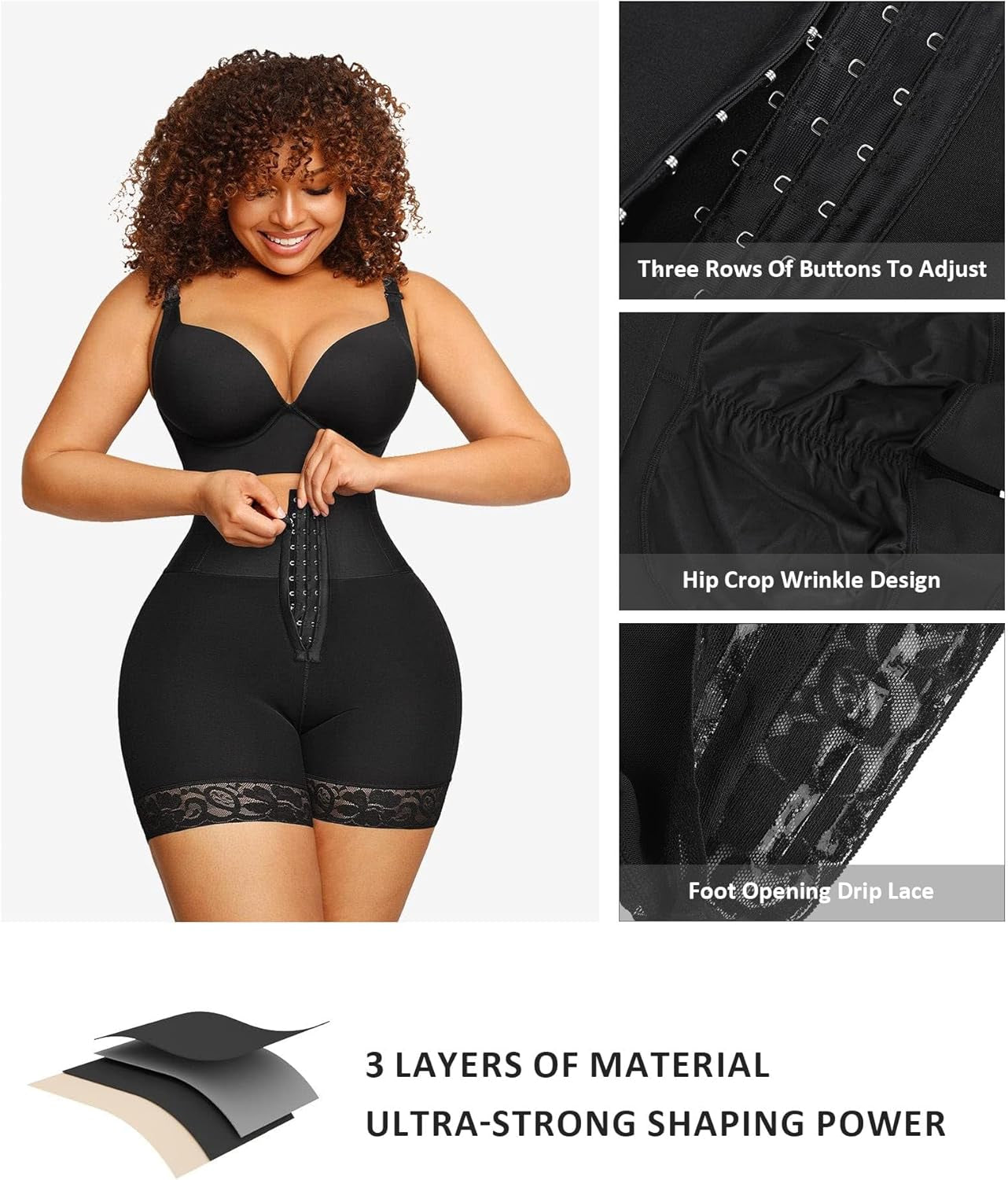 Butt Lifting Shapewear for Women Tummy Control Body Shaper Faja Shorts Butt Hip Enhancer Shapewear Panties