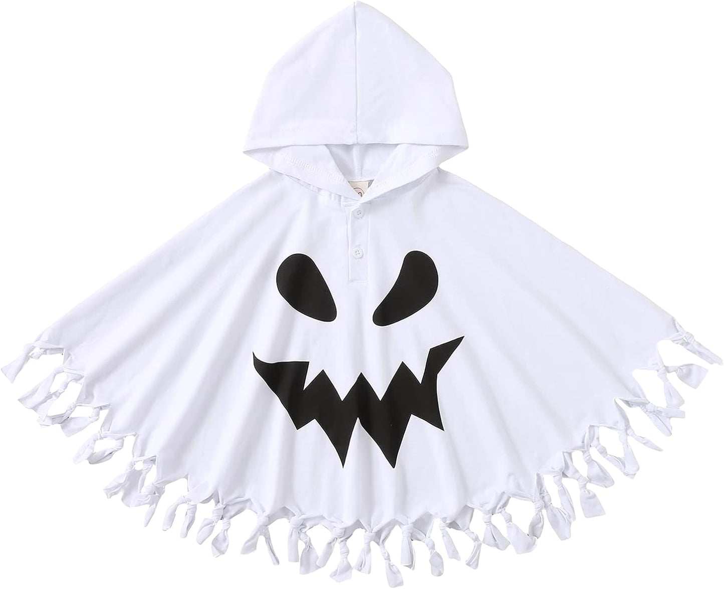 Halloween Toddler Boy Girl Ghost Costume Cloak Cape Kids Poncho Cosplay Clothes Outfit